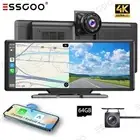 Portable Car Stereos Wireless Apple Carplay & Android Auto Touch Screen + CAM