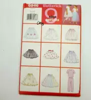 Butterick Pattern 6846/Nine Options Sz2-3-4-5. Childrens Top Pants Skirt