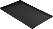 DEARBAG Silicone Mat for Coffee Machine, Fully Automatic Coffee Machine Mat, Non-Slip Waterproof Silicone Mat for Coffee Grinder, Coffee Machine Mat, Black, 47 x 29 cm