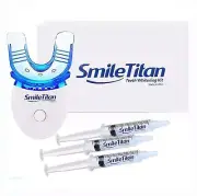 Smile Titan Teeth Whitening Kit Teeth Whitening Gel 5X LED Accelerator Light
