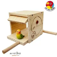 在飛比找蝦皮商城優惠-MY PET BIRD 中型鸚鵡大木屋 ｜ 鸚鵡圖 W487