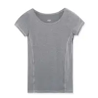 在飛比找蝦皮商城優惠-【ERSS】輕・涼感素色短袖T恤 - 女 麻灰 K70057