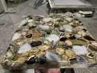 Natural Mix Wild Agate Coffee Table Top Hallway Centerpiece Cyber Monday Sale