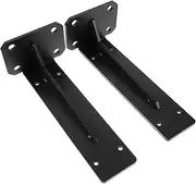 2pcs Suspended Cabinet Bracket Floating Shelf Bracket Soundbar Mount Wall Mounted Shelf Brackets Corner Brace Shelf Supporter Floating Shelves Brackets Work Bench Shelf Brackets