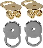 CORHAD 4pcs Accessories Earings Earwig An Fittings Screw Earrings Backs Earring Backs Stopper Pierced Ear Studs Back Earring Backs for Droopy Ears Copper