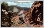 c1960s Gibraltar Cliffs South Boulder Canon Moffat Road Colorado Postcard