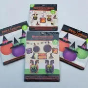 Halloween Party Decoration LOT Witch Banner Table Hanging Spirals Paper Lantern