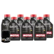 7L Motul SPECIFIC 948B 5W20 Wix XP Filter Motor Oil Change Kit API SN (for: Honda)