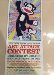 Paul frank art event poster Bape Shepard Fairey obey Takashi Murakami RVCA Alife