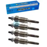 4 X You.S Original Glow Plugs for Opel Rekord E 2.0 2.1 2.2 D - New