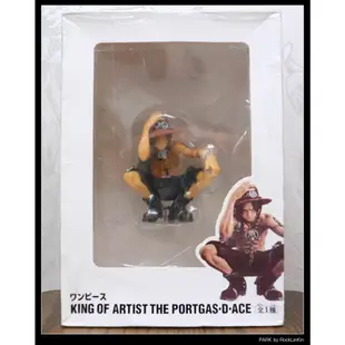 【ONE PIECE】航海王 海賊王 ACE 艾斯 公仔 玩具 動漫 模型 蹲姿 KING OF ARTIST 藝術王者