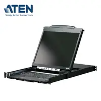 在飛比找樂天市場購物網優惠-【預購】ATEN CL5800N 雙滑軌LCD控制端(PS/