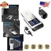 High-Speed 20Gbps M.2 NVMe Duplicator - Tool-Free Dual-Bay SSD Cloning Solution