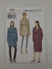 Vogue Sewing Pattern 9156 V9156 Misses Semi-fitted Coat 3 styles Size XS-M NEW