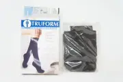 Truform 1973, Ladies Pattern Socks, MMHG of Compression 15-20, Brown Large