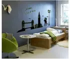 Glow in the dark (London The City Of Dream) Removable Wall Sticker Room Decal.