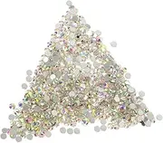 DIY Crystal Rhinestones 2880pcs Flatback Gems for Nail Art Jewelry Making Kit