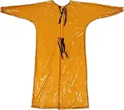 Angoily Waterproof Work Clothes Waterproof Apron Adult Waterproof Apron Heavy Duty Water Resistant Fabric Clear Apron Water Resistant Pants Black Overalls Elastic Smock Pvc Yellow