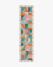 75' x 305' | Machine Washable Runner Rug | Kid & Pet Friendly | Indoor Rug | Jennie Multicolour Rug | Ruggable