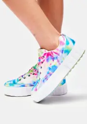 [Fila] Sandblast Low Mottled Tie Dye Sneakers