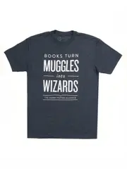 books turn muggles into wizards unisex t-shirt Classic