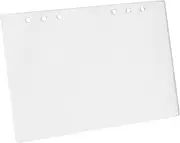 SHINEOFI Elegant Loose Leaf Notebook Cover Refillable Memo Pad Binder Acrylic Journal Binder Detachable Design