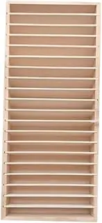 Amosfun Hair Hoops Organizer Hairband Holder Business Cards Case Wooden Box Easy to Use Display Rack