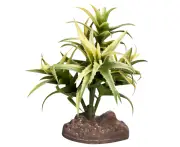 Reptile One Plant Small Flexuosa Green w/ Ceramic Base 17cm (46843)
