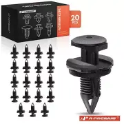 A-Premium 20x 9mm Bumper Piller Push-Type Retainer Clips for Jeep Renegade Fiat (for: Jeep)