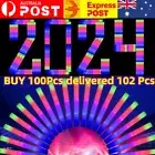 50-1000Pcs LED Foam Glow Sticks RGB Thunder Wand Stick Party Flashing Light AU