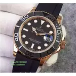 ROLEX 遊艇名仕 116655 玫瑰金殼黑面