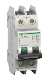 60163 Multi9 - C60 UL489 - MCB - 2P - 15A - D Curve - 240V-10kA-Tunnel Term, New