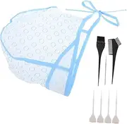 CRILSTYLEO Professional Hair Dyeing Tool Kit 12pcs Highlighting Caps for Salon Diy Hair Coloring