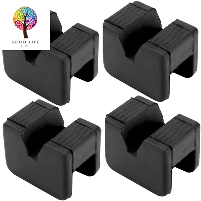4 Pack Jack Pad Adapter for Jack Stand, 2-3 Ton Universal Heavy Duty Rubber