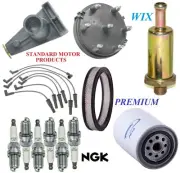 Tune Up Kit Filters Cap Spark Plugs Wire For FORD MUSTANG L6 3.3L 1979-1981