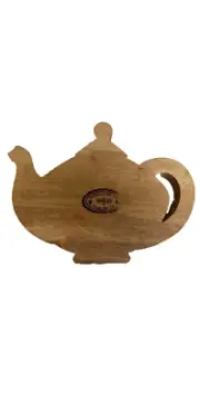 Mackenzie Wood Teapot Trivet Childs Cutting Board 1983 New