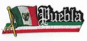 Puebla Mexico Flag Patch Bandera Colors