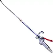 High-Volume Pneumatic Air Blower Gun with 360° Swivel Hook Attachment