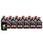 12L Motul SPECIFIC 948B 5W20 Wix Racing Filter Motor Oil Change Kit API SN