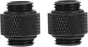 OSOLADY 2Pcs Water Cooling Connector Adapter Extender for Computer Cooling System Durable Fittings with Sealing Ring Easy Tool Installation for Gaming