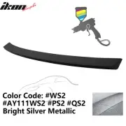 Fits 11-23 Chrysler 300 OE Style ABS #WS2 Bright Silver Metallic Trunk Spoiler (for: Chrysler)
