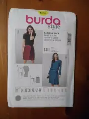 Burda 6976 Sewing Pattern Misses Wrap Dress or Skirt - Size 8-18