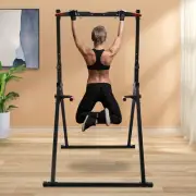 Adjustable Power Tower Dip Station Pull Up Bar, Multifunction Triangular Struct