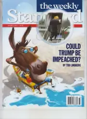 COULD DONALD TRUMP BE IMPEACHED? WEEKLY STANDARD MAGAZINE AUG 7 2017 NO LABEL