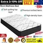 Giselle Bedding Single Size Mattress Bed Medium Firm Foam Bonnell Spring 16cm AU