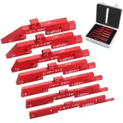 Router Table Setup Bars 7pcs Aluminum Precision Setup Blocks Height Gauge Set...