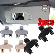 2pcs Car Sun Visor Retainer Hook Fastener Clip Holder Bracket for Audi A1 A3 A4 A5 Q3 Q5(8E0 857 562)A7 B6 B7 B8 S4 S5 Holders