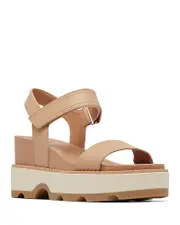 Sorel Women's Joanie Ivy Y Strap Platform Wedge Sandals