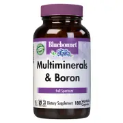 Bluebonnet Multiminerals & Boron 180 Vegetable Capsules, Vegan