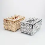 CRYSTAL TISSUE BOX EUROPEAN STYLE HOUSEHOLD TOILET PAPER NAP